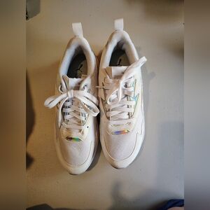 PUMA X-Ray Lite Metallic Women's Sneakers Size 9.5 White Silver 368858-03 NEW